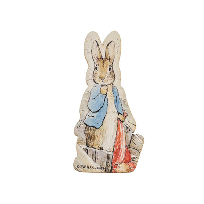 Peter Rabbit Wooden Magnet - Enesco Gift Shop