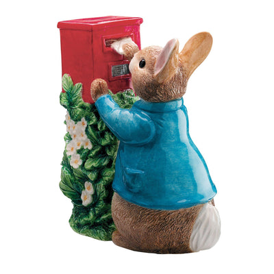Peter Rabbit Posting a Letter Money Bank by Beatrix Potter - Enesco Gift Shop