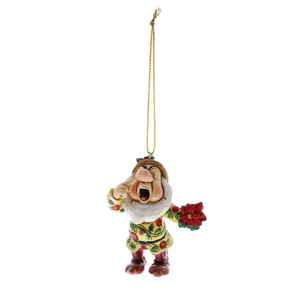 Sneezy Snow White Hanging Ornament - Disney Traditions by Jim Shore - Enesco Gift Shop