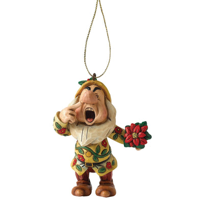 Sneezy Snow White Hanging Ornament - Disney Traditions by Jim Shore - Enesco Gift Shop